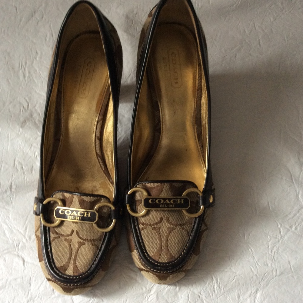 Coach Loafer Pump Heel